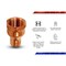 Everflow SWTx1/2'' FIP Copper Reducing Female Adapter Fitting 1'' CCFA1000 - alternate 6